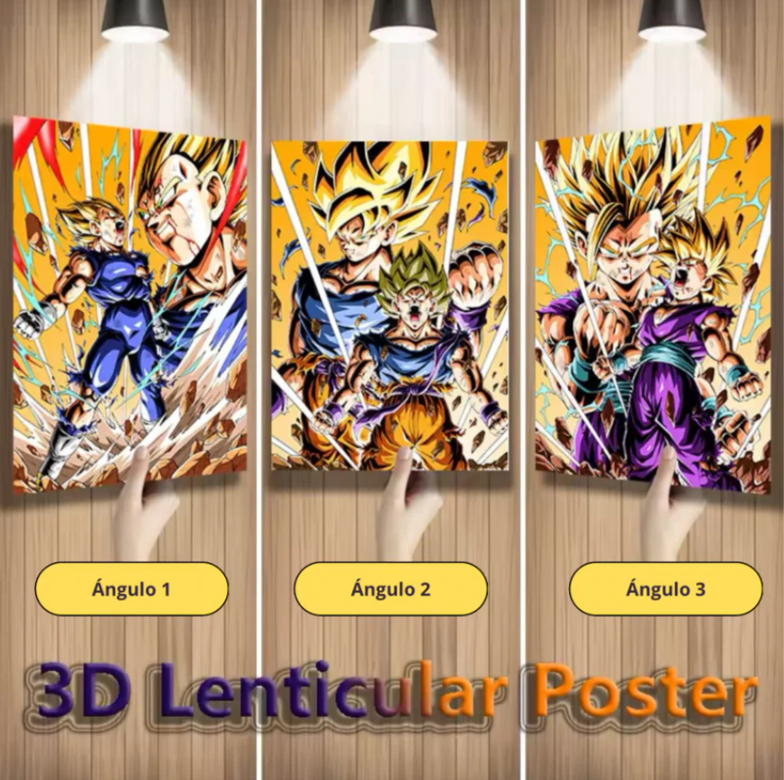 Cuadro 3D Serie Anime